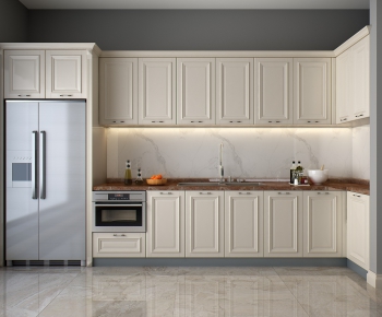 Simple European Style Kitchen Cabinet-ID:227670347