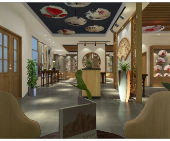 New Chinese Style Exhibition Hall-ID:701726998