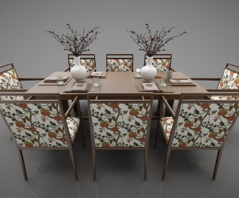 American Style Dining Table And Chairs-ID:787248387