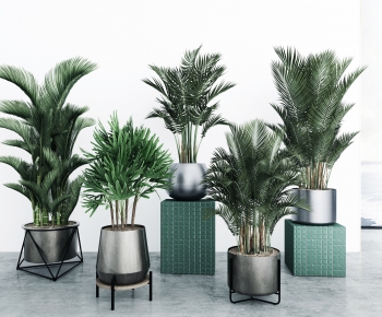 Modern Potted Green Plant-ID:473663687