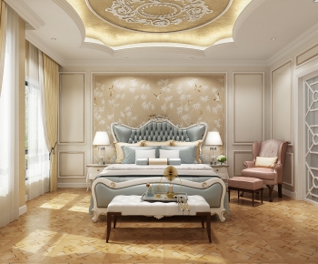 American Style Bedroom-ID:803242125