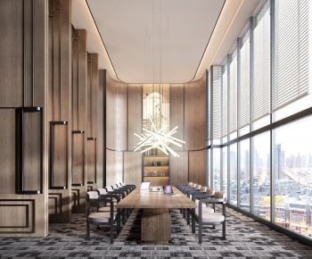 New Chinese Style Meeting Room-ID:783844947