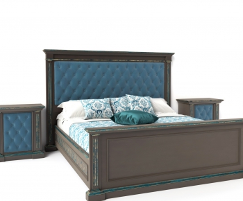 American Style Double Bed-ID:953022411