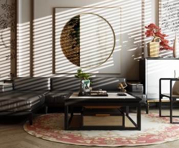 New Chinese Style Sofa Combination-ID:174566752