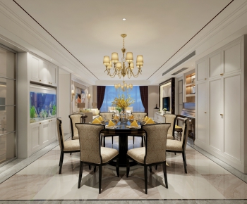 American Style Dining Room-ID:653909546