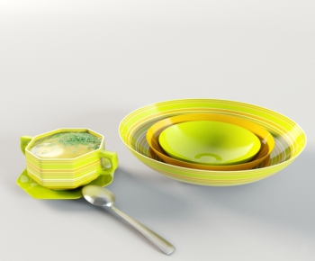 Modern Cutlery/tea Set-ID:314379946