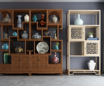 New Chinese Style Decorative Cabinet-ID:537332765