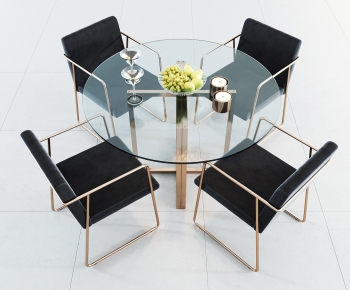 Modern Dining Table And Chairs-ID:760631425