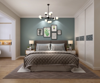 Nordic Style Bedroom-ID:798629458