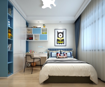 Modern Boy's Room And Son's Room-ID:370250145