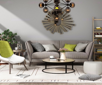 Nordic Style Sofa Combination-ID:123108372