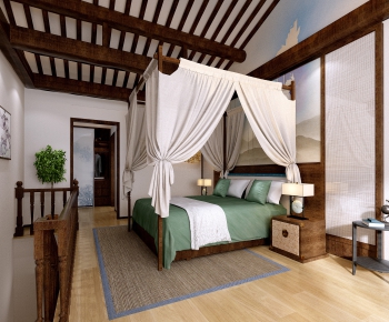 New Chinese Style Bedroom-ID:862049347
