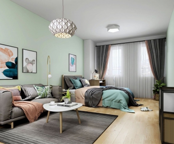 Nordic Style Bedroom-ID:133975565