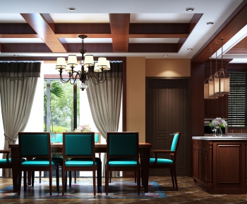 American Style Dining Room-ID:904112344