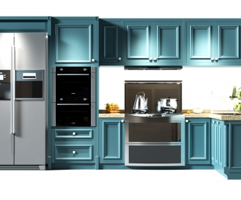 Simple European Style Kitchen Cabinet-ID:196651624