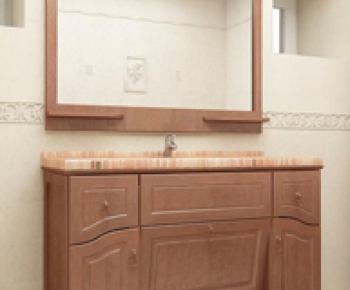 Modern Bathroom Cabinet-ID:124753821