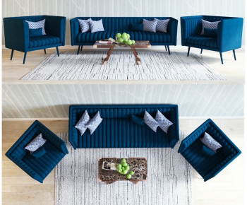 Simple European Style Sofa Combination-ID:372269922