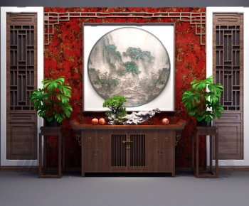 New Chinese Style Console-ID:980221665