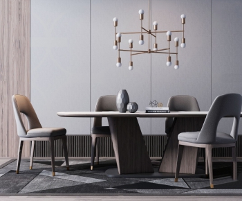 Modern Dining Table And Chairs-ID:123169574