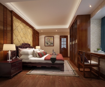 Chinese Style Bedroom-ID:166210253