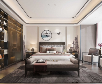 New Chinese Style Bedroom-ID:630067988