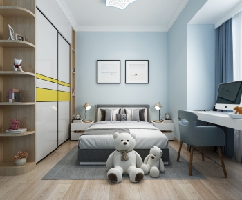 Modern Boy's Room And Son's Room-ID:132741286