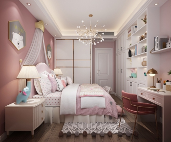 Nordic Style Girl's Room Daughter's Room-ID:602706976