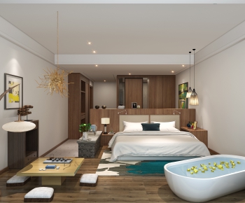 New Chinese Style Bedroom-ID:546254911