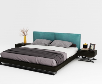 Modern Double Bed-ID:339988959