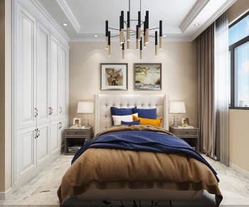 Simple European Style Bedroom-ID:278579853