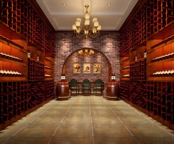 American Style Wine Cellar/Wine Tasting Room-ID:869227276