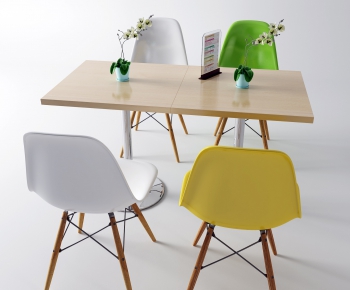 Nordic Style Dining Table And Chairs-ID:942224471