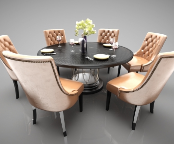 Modern Dining Table And Chairs-ID:440379772