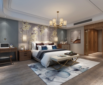 New Chinese Style Bedroom-ID:170547778