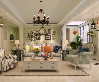 American Style A Living Room-ID:776199487