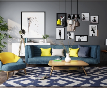 Nordic Style Sofa Combination-ID:615623662