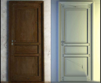 Modern Solid Wood Door-ID:216061752