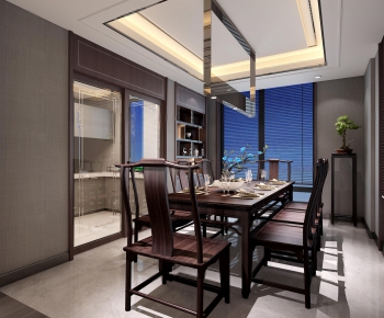 New Chinese Style Dining Room-ID:646515471