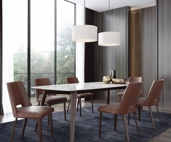 Modern Dining Table And Chairs-ID:860702373