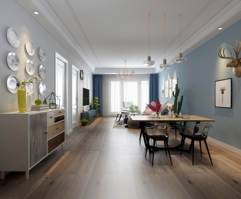 Nordic Style Dining Room-ID:413593255