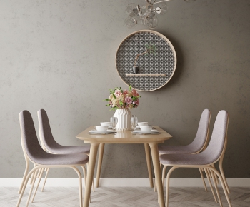 Nordic Style Dining Table And Chairs-ID:719280526