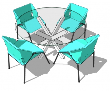 Modern Dining Table And Chairs-ID:277935372