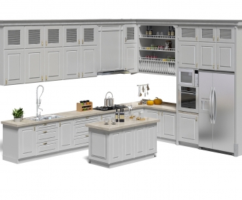 Simple European Style Kitchen Cabinet-ID:109566216