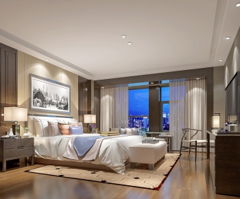 New Chinese Style Bedroom-ID:637169768