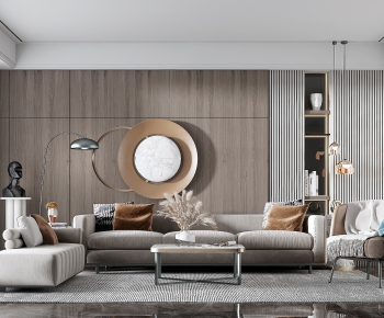 Modern A Living Room-ID:679510615