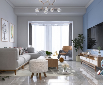 Nordic Style A Living Room-ID:818335924