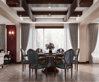 American Style Dining Room-ID:329468763