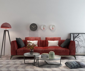 Nordic Style A Sofa For Two-ID:421883327