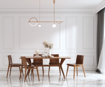 Modern Dining Table And Chairs-ID:649264328