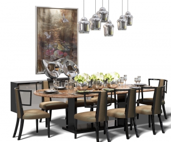 Modern Dining Table And Chairs-ID:106953236